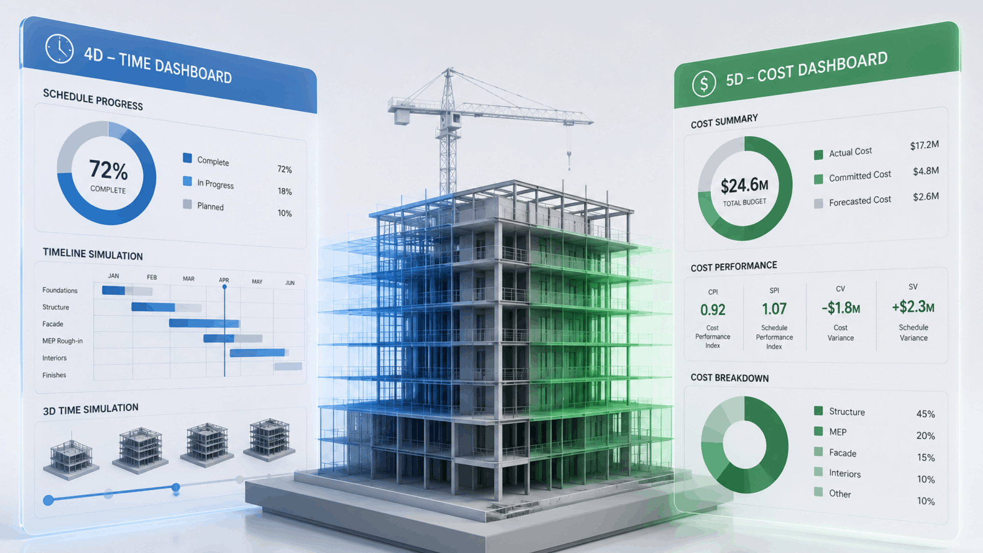 4D & 5D BIM in Construction Project Management | CCTech