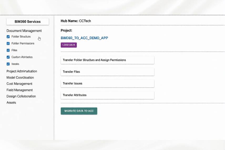 BIM 360 Migration toolkit
