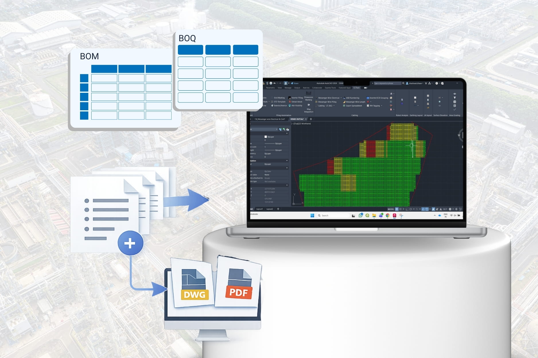 detailing documentation and data output