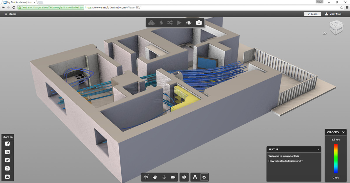 CCTech launches simulationHub : New fluid flow CFD simulation app for designers